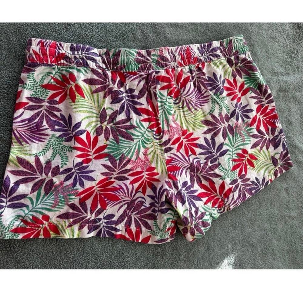St John’s Bay Tropical Linen Blend Shorts XL Drawstring Summer Beach - Picture 3 of 6